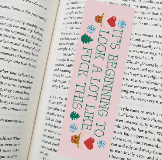 It’s beginning to look a lot like F this bookmark