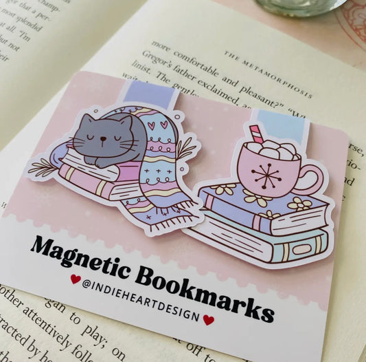 Bookish Cat Bookmark Set