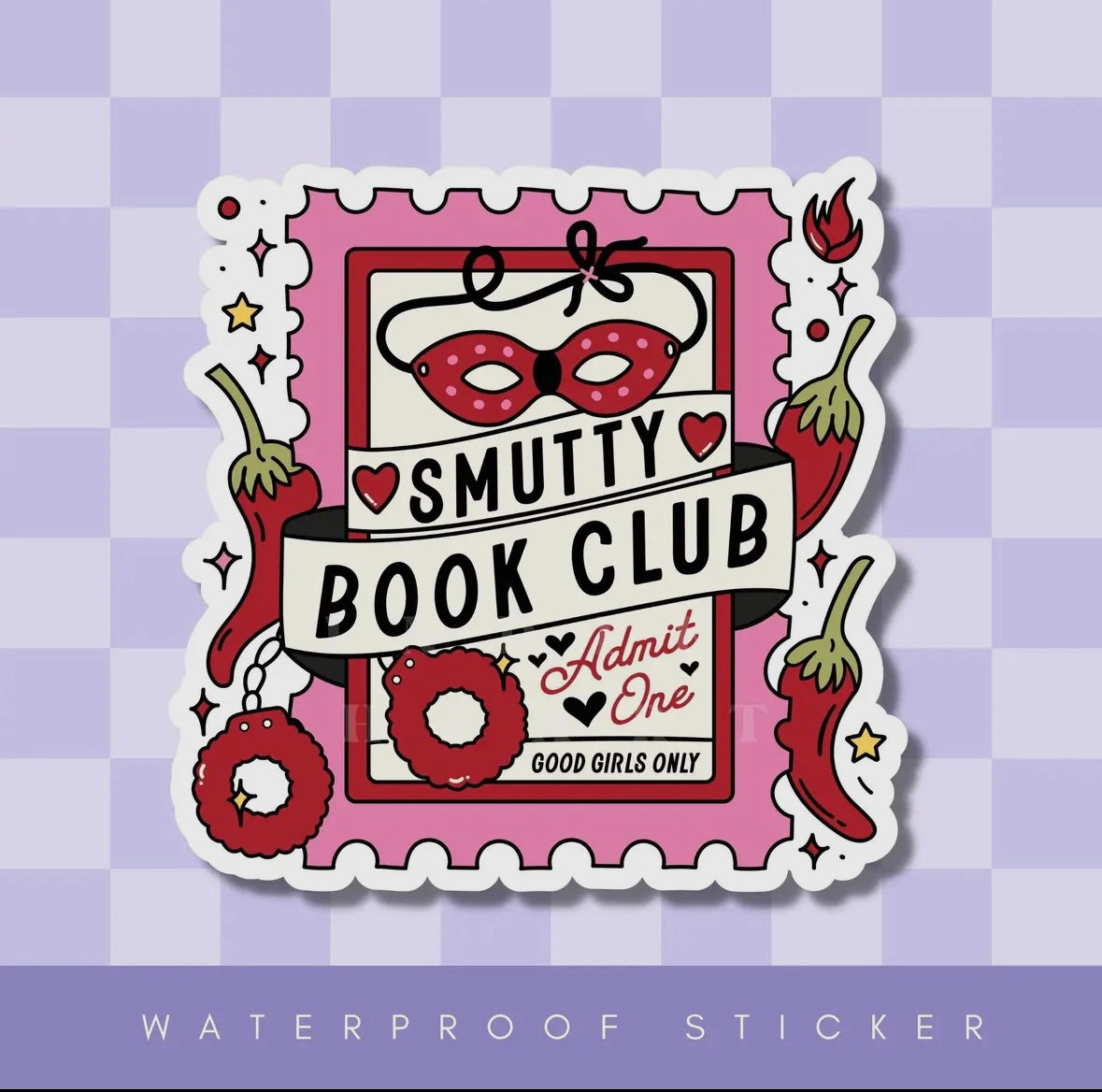 Smutty Book Club Sticker