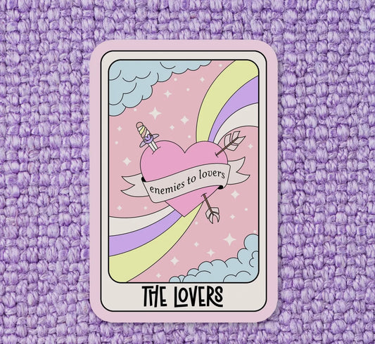 The Lovers Tarot Card Sticker