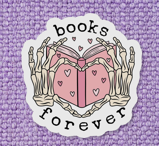 Books Forever Sticker