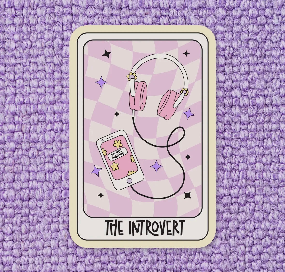 The Introvert Tarot Sticker