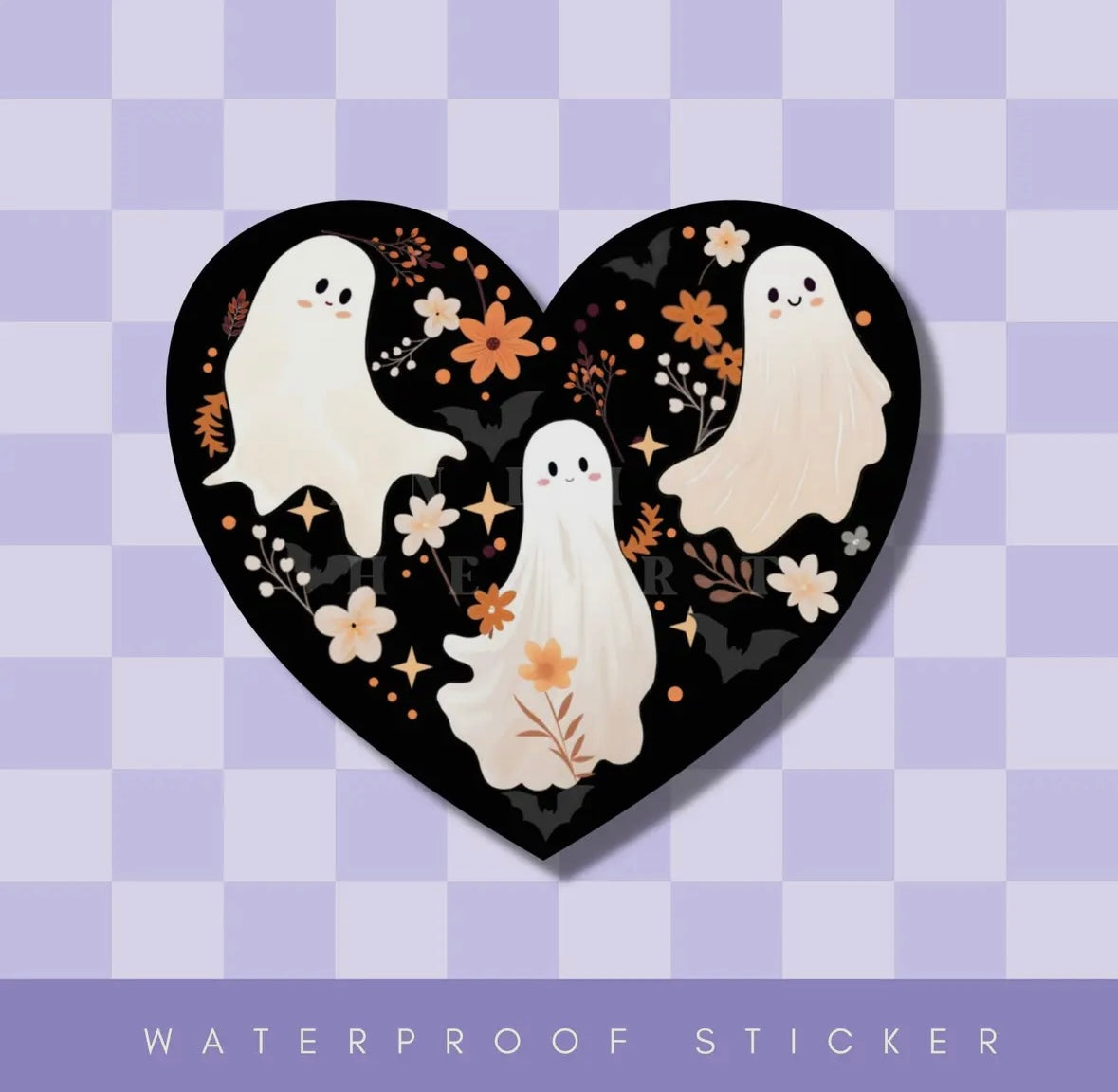 Retro Ghost Sticker